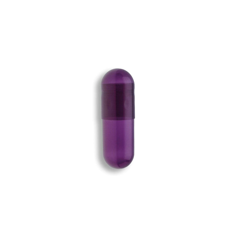 Purple/Purple HPMC Vegetarian Capsule- Size 0 (45,000 QTY)